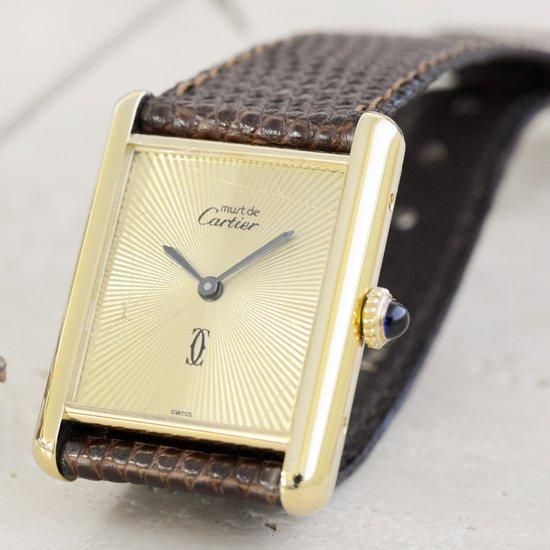 希少 サンレイ Cartier カルティエ マストタンク LM 保証書付き 希少 サンレイ Cartier カルティエ マストタンク LM 保証書付き