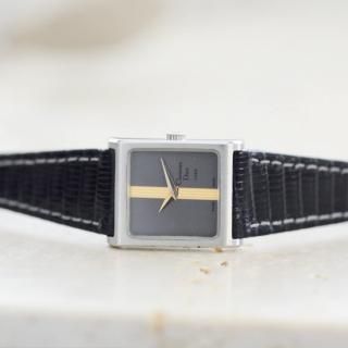 Christian Dior クリスチャン ディオール｜レクタンギュラーケース ｜手巻き・1980年代製｜レディース アンティーク時計