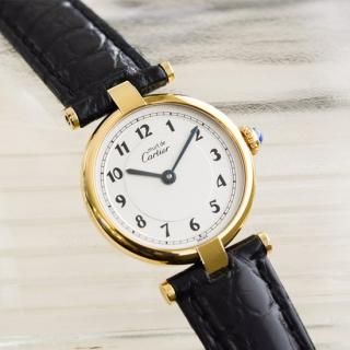 <img class='new_mark_img1' src='https://img.shop-pro.jp/img/new/icons47.gif' style='border:none;display:inline;margin:0px;padding:0px;width:auto;' />Cartier カルティエ｜マストヴァンドーム SM｜クォーツ・1980年代製｜レディース アンティーク時計