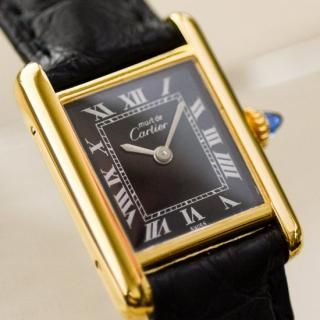 <img class='new_mark_img1' src='https://img.shop-pro.jp/img/new/icons47.gif' style='border:none;display:inline;margin:0px;padding:0px;width:auto;' />Cartier カルティエ｜マストタンク SM｜手巻き・1970年代製｜レディース アンティーク時計