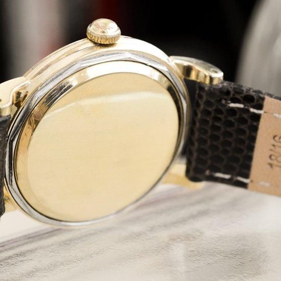 オメガ OMEGA ｜ラウンドケース｜14K金貼り｜自動巻きハーフ