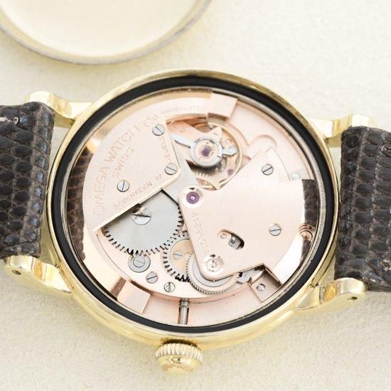 オメガ OMEGA ｜ラウンドケース｜14K金貼り｜自動巻きハーフ