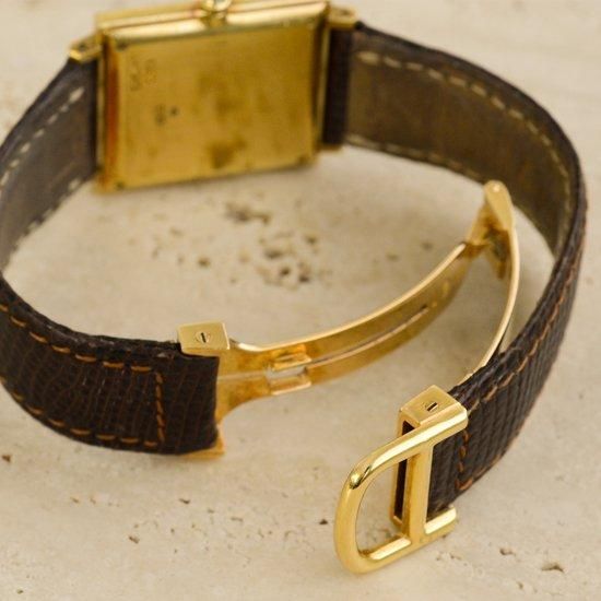 カルティエCartier｜スクエア18KWG｜手巻き・1970年代製