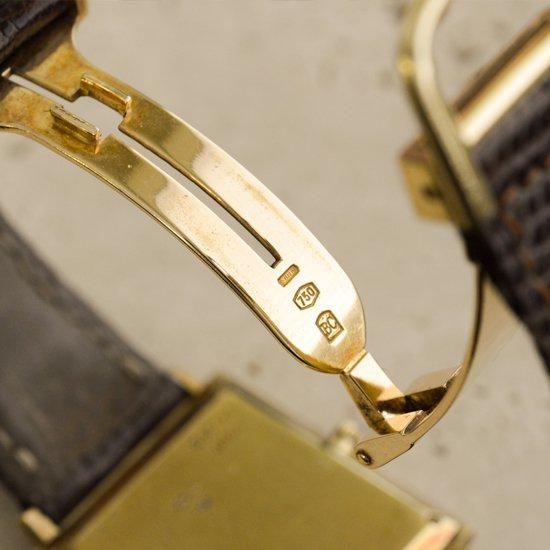 カルティエCartier｜スクエア18KWG｜手巻き・1970年代製｜アンティーク