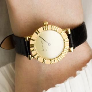 TIFFANY & Co. ティファニー｜アトラスラウンド｜クォーツ・1990年代製｜レディースアンティーク時計