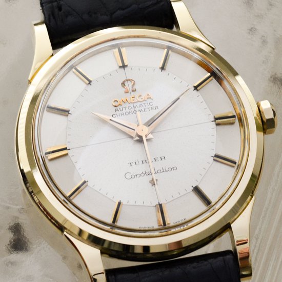 オメガ OMEGA ｜コンステレーション｜18K無垢 ・クロノメーター｜自動巻き・1961年製｜アンティークタイム｜antique-time｜メンズ アンティーク時計