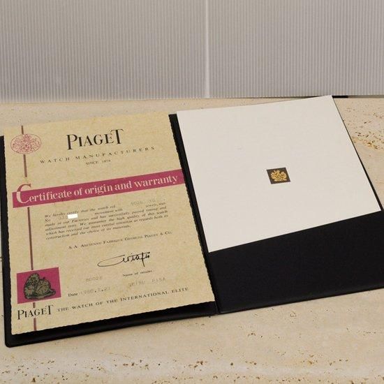 ピアジェ PIAGET｜ラウンド 18Kケース｜手巻き・1980年代製
