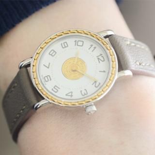 <img class='new_mark_img1' src='https://img.shop-pro.jp/img/new/icons47.gif' style='border:none;display:inline;margin:0px;padding:0px;width:auto;' />HERMES エルメス｜セリエ｜クォーツ・1990年代製｜レディース アンティーク時計