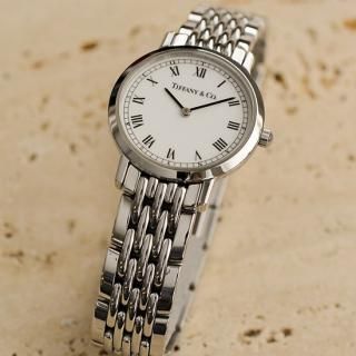 <img class='new_mark_img1' src='https://img.shop-pro.jp/img/new/icons47.gif' style='border:none;display:inline;margin:0px;padding:0px;width:auto;' />TIFFANY & Co. ティファニー｜クラシックラウンド｜クォーツ・2000年代製｜レディースアンティーク時計