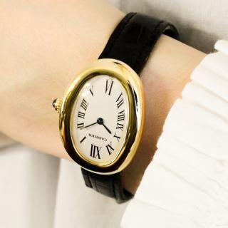Cartier カルティエ｜ベニュワールSM 18K ｜クォーツ・1990年代製｜レディース アンティーク時計