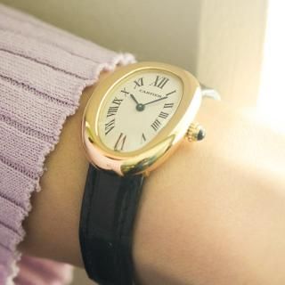 Cartier カルティエ｜ベニュワール 18K｜クォーツ・1990年代製｜レディース アンティーク時計