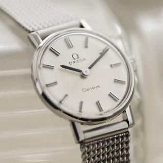 <img class='new_mark_img1' src='https://img.shop-pro.jp/img/new/icons47.gif' style='border:none;display:inline;margin:0px;padding:0px;width:auto;' />OMEGA オメガ｜ジュネーブ｜手巻き・1972年代製｜レディースアンティーク時計
