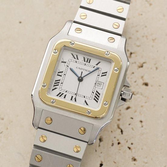 完璧すぎるが故三度も カルティエ Cartier｜サントスカレLM｜自動巻き・1980年代製 時計