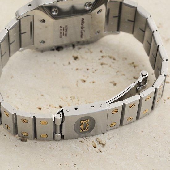 【最後の１点正規品】Cartier プレオウンド サントス カレ 24mm Cartier プレオウンド サントス カレ 24mm | ホワイト | FARFETCH JP