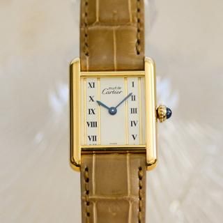 <img class='new_mark_img1' src='https://img.shop-pro.jp/img/new/icons47.gif' style='border:none;display:inline;margin:0px;padding:0px;width:auto;' />Cartier カルティエ｜マストタンク SM｜クォーツ・1980年代製｜レディース アンティーク時計