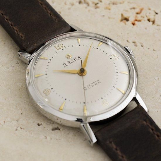 【ビンテージ】SEIKO SUPER アンチ　マグネティック　アンティーク SUPER ANTIMAGNETIC スーパー アンチマグネティック 腕時計