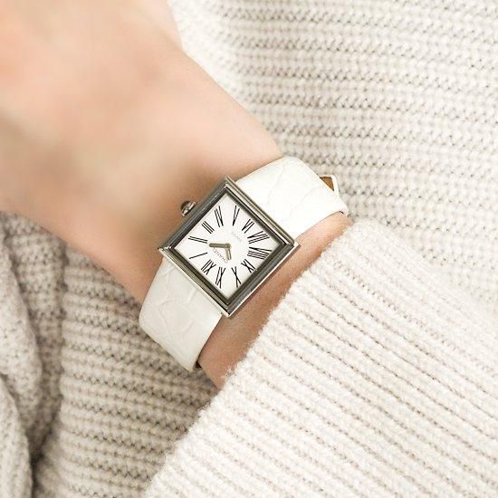 CHANEL マドモアゼル 腕時計 白文字盤 シルバー クォーツ ケース付き シャネル CHANEL｜マドモアゼル｜Mademoiselle｜クォーツ・1990
