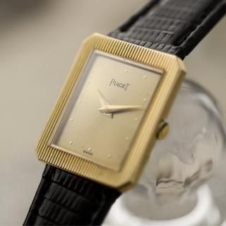 <img class='new_mark_img1' src='https://img.shop-pro.jp/img/new/icons47.gif' style='border:none;display:inline;margin:0px;padding:0px;width:auto;' />PIAGET ピアジェ｜レクタングル 18KYG｜手巻き・1970年代製｜レディース アンティーク時計