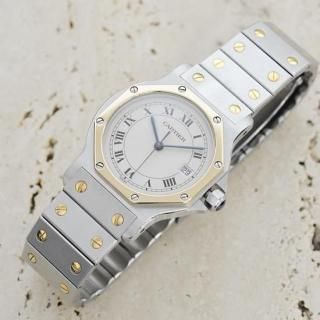 カルティエ Cartier｜サントスオクタゴンLM ｜クォーツ・1980年代製｜メンズアンティーク時計