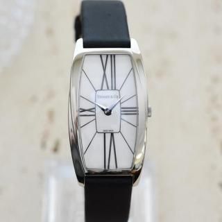 【希少】TIFFANY&Co ティファニー 腕時計 ジェメア ホワイト ブラック ティファニー ｜TIFFANY & Co.｜ジェメア｜クォーツ・2000年代製