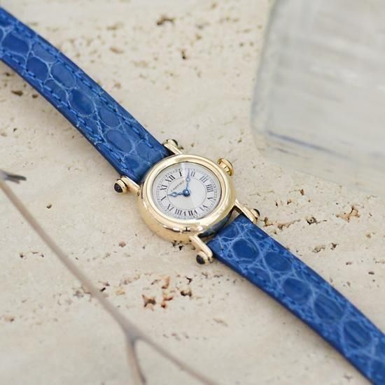 カルティエ★ディアボロ・ミニ★腕時計★18金★ウォッチ★YG★ミニ★コマ★ベルト カルティエ☆ディアボロ・ミニ☆腕時計☆ウォッチ☆18K☆YG☆ミニ☆コマ