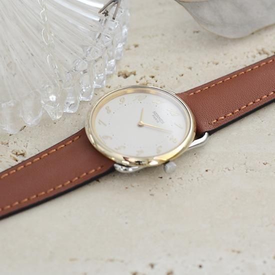 HERMES 腕時計　アルソー HERMES エルメス アルソー 腕時計 OH済 ステンレススチール