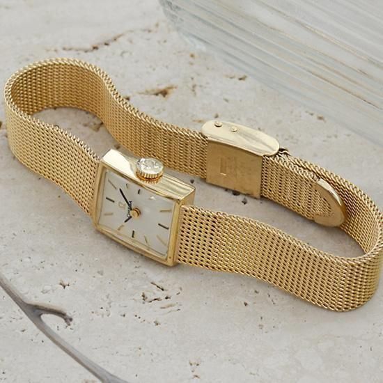 オメガ　OMEGA☆手巻き☆レディース☆ゴールド色☆アンティーク時計☆ オメガ OMEGA☆手巻き☆レディース☆ゴールド色☆アンティーク時計