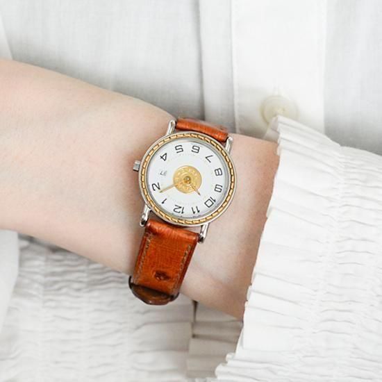 ヴィンテージ　エルメス HERMES　レディース　腕時計　セリエ　クォーツ エルメス HERMES｜セリエ｜クォーツ・1980年代製｜アンティーク