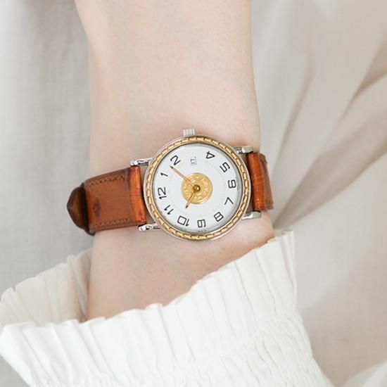 美品　エルメス　セリエ　時計　クォーツ　レディース エルメス HERMES｜セリエ｜クォーツ・1990年代製｜アンティーク