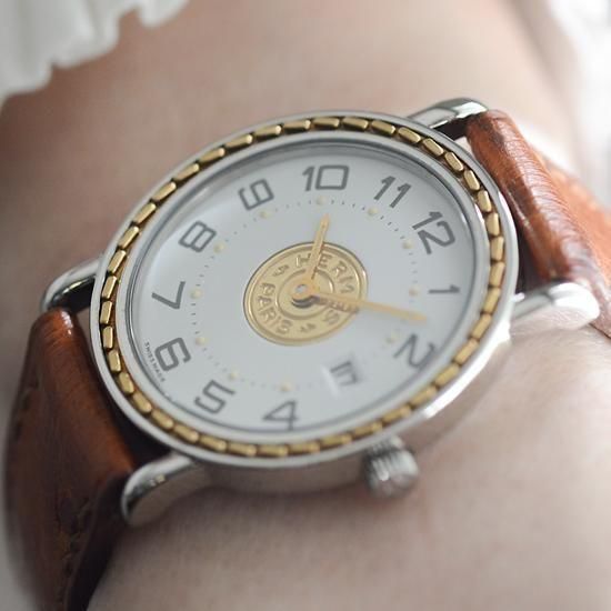 エルメス HERMES｜セリエ｜クォーツ・1990年代製｜アンティーク