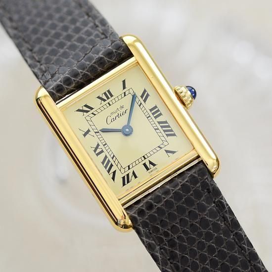 カ*ィ様 Cartier カルティエ マストタンク SM SV925 VERME カ*ィ様 Cartier カルティエ マストタンク SM SV925 VERME カ*ィ