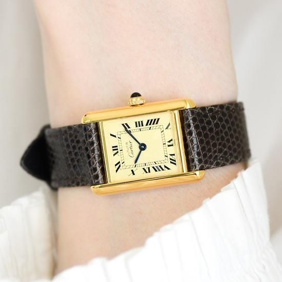 ト*ト様 1980年代のカルティエ マストタンク クォーツモデル カルティエ cartier ｜マストタンクSM｜クォーツ・1980年代製