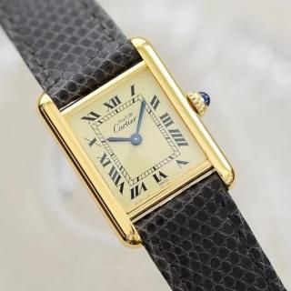 Cartier カルティエ｜マストタンク SM｜クォーツ ・1980年代製｜レディース アンティーク時計