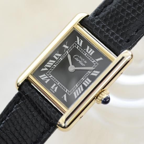 Cartier 置時計 手巻きLe Must de Cartier アンティーク カルティエ cartier｜マストタンク LM｜手巻き・1970年代製