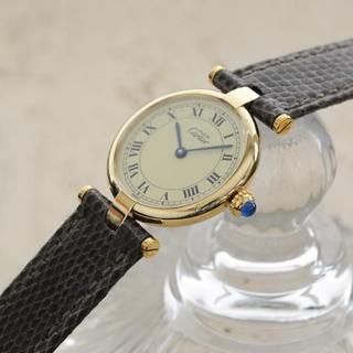 Cartier カルティエ｜マストヴァンドーム SM｜クォーツ・1980年代製｜レディース アンティーク時計