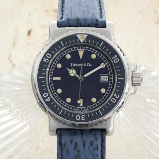 稼動 希少 Tiffany&Co. ティファニー ダイバーズ 腕時計 T-153 ティファニー ｜TIFFANY & Co.｜ダイバー200m｜クォーツ・1990年代製