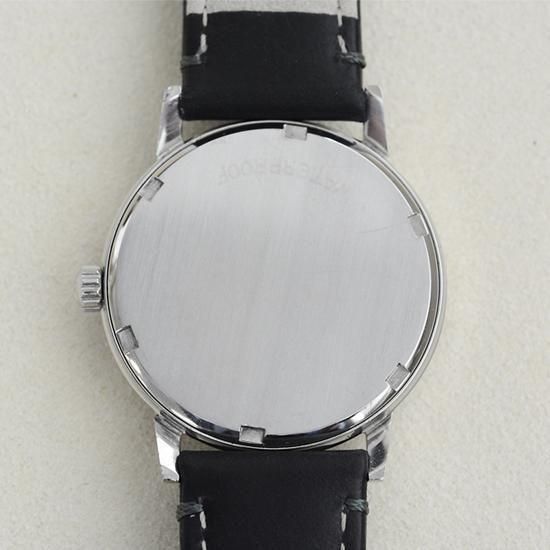 OH済 オメガ ジュネーブ 自動巻き メンズ腕時計 黒文字盤 筆記体 1970年 OH済 オメガ ジュネーブ 自動巻き メンズ腕時計 黒文字盤 筆記体