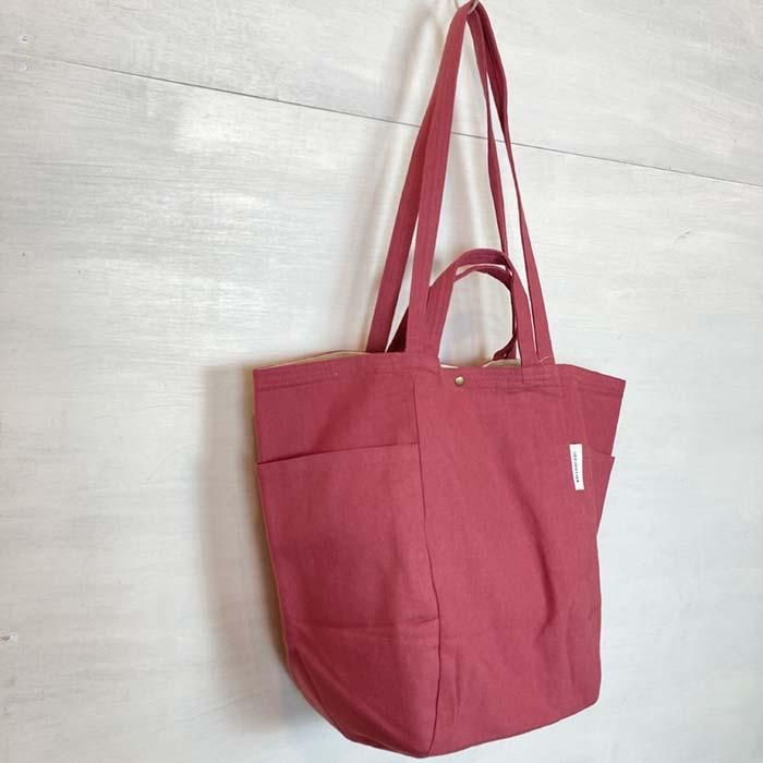 ★ANNADOLLY☆バスケット ハンド バケツ型 トートバック/送料込 ベース BASE バケツ型 トートバッグ （オーク） -ファッション