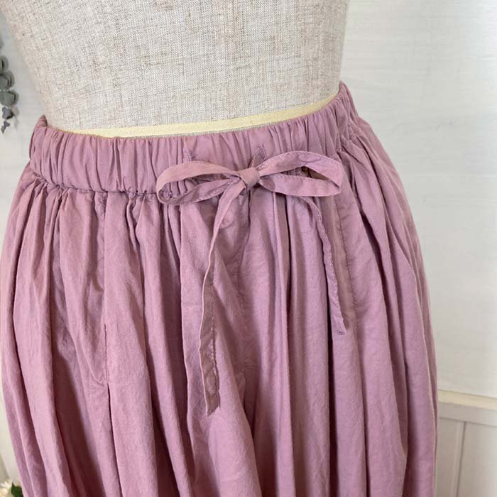 08Mab 綿ローンギャザーロングスカート サブイメージ
