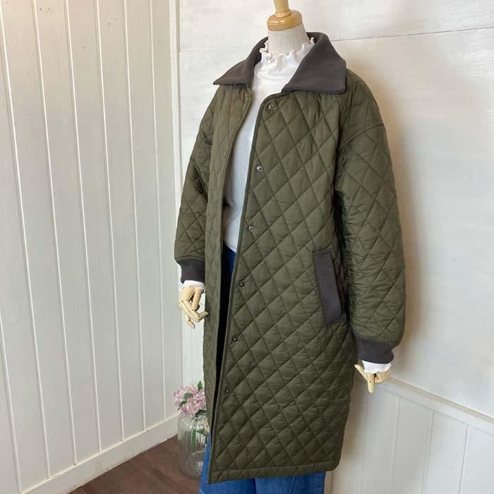 muta MARINE キルティングロングコート XL