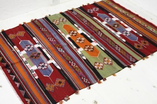 オールドキリム　ウール100% オールドキリム ウール100%