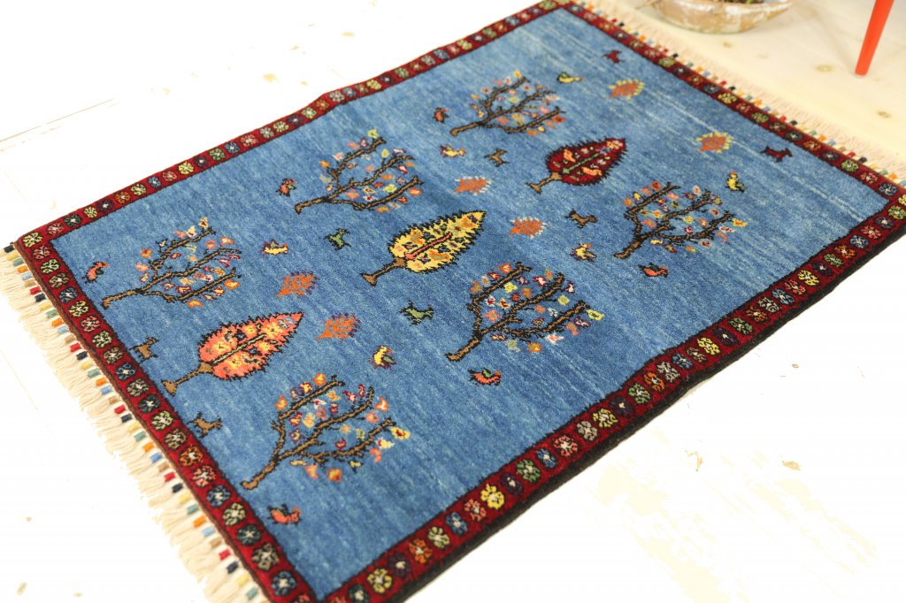 トルコ絨毯 １１４ｘ８４ｃｍ ID５５７７ グレー絨毯 草木染絨毯 玄関