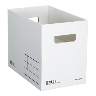 コクヨ NEOS ネオス 収納ボックス Mサイズ ホワイト A4-NEMB-W