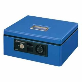 コクヨ 手提げ金庫<ダイヤル付き型> A4(1号) 青 CB-11B