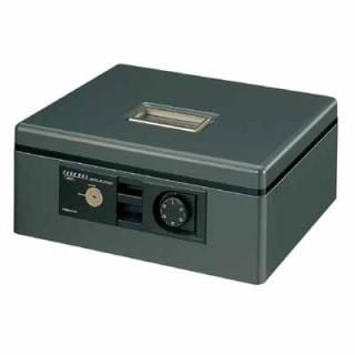 コクヨ 手提げ金庫<ダイヤル付き型> A4(1号) ダークグレー CB-11DM