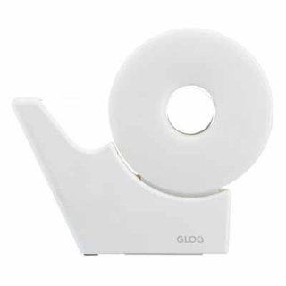 コクヨ GLOO グルー テープカッター 吸盤ハンディタイプ・小巻き 白 T-GM510W