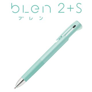 ゼブラ ブレン2+S 2色エマルジョンボールペン＋シャープ