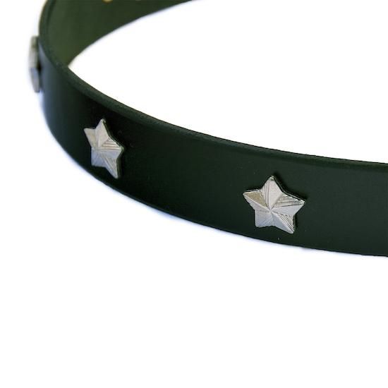 PEEL&LIFT スタッズレザーベルト ブラック PEEL&LIFT pyramid studs belt スタッズレザーベルト - tity