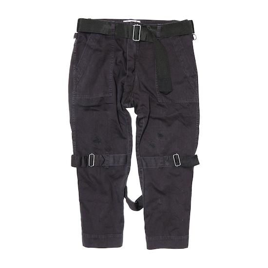 bondage trousers modern faded black - PEEL&LIFT bondage trousers modern faded black - PEEL&LIFT