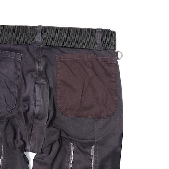 bondage trousers modern faded black - PEEL&LIFT bondage trousers modern faded black - PEEL&LIFT